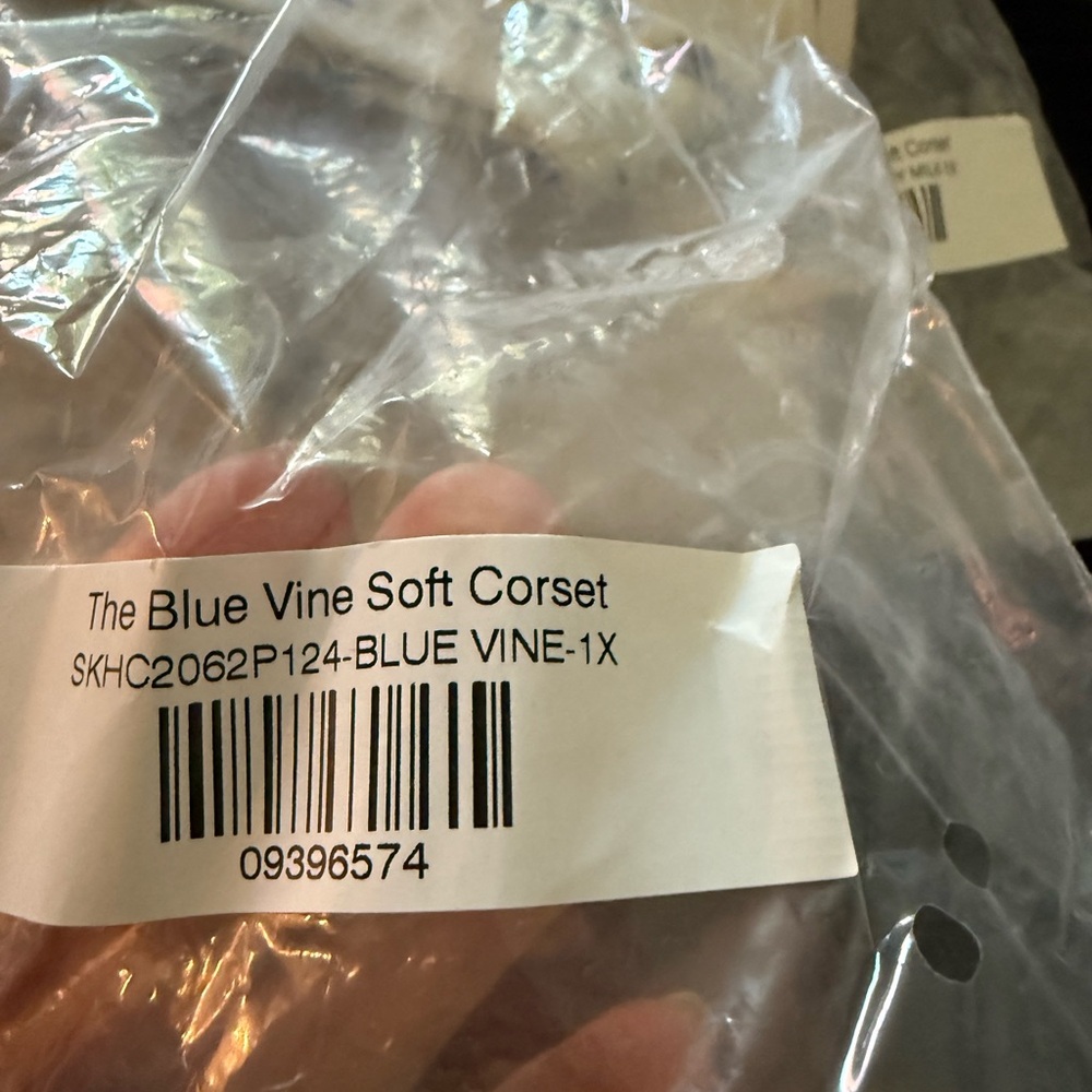 Selkie Blue Vine Soft Corset